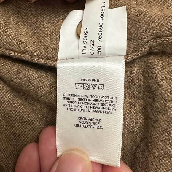 Express men’s Express Herringbone Double Pocket Sweater Shirt Men's - Picture 7 of 8